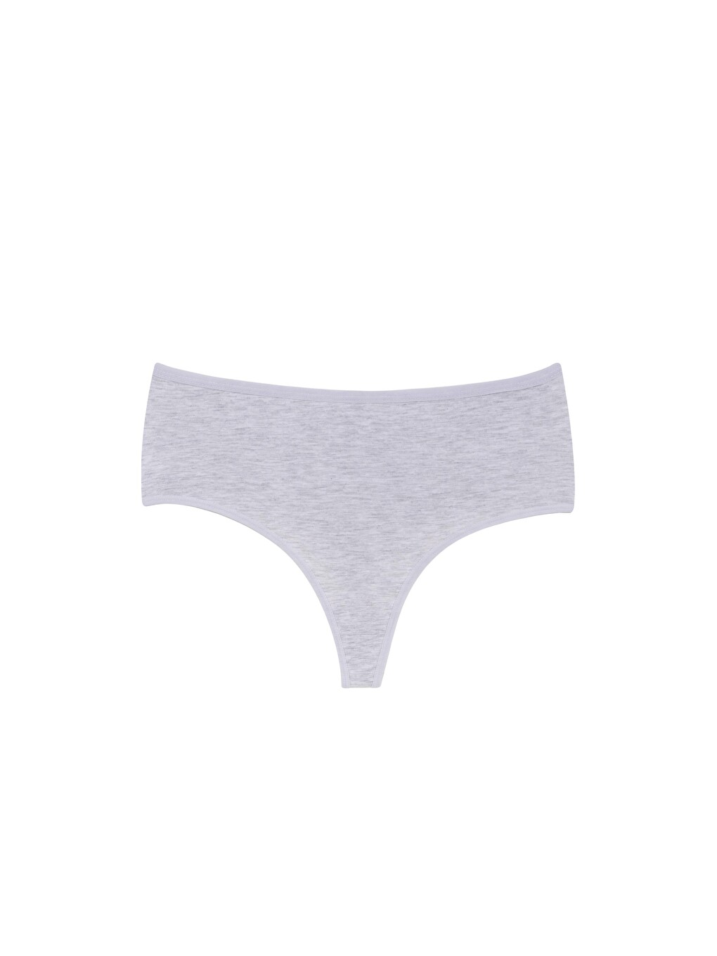 Karışık Kadın Çamaşır Pamuklu Renkli Yükek Bel Tanga 5'li Paket (m-l-xl)-5