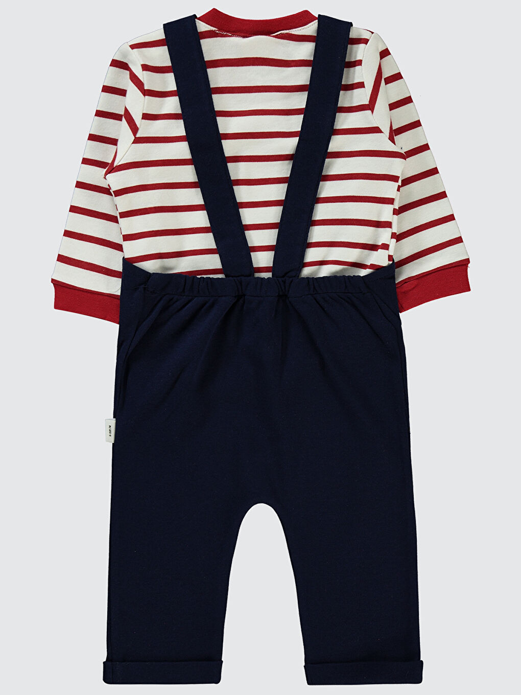 Tom ve Jerry Erkek Bebek Salopet 6-18 Ay Kırmızı-1