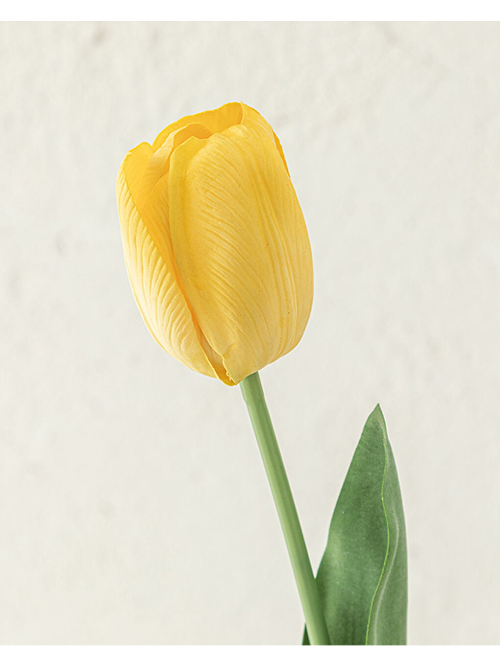 Tulip Garden Tek Dal Yapay Çiçek Sarı-1