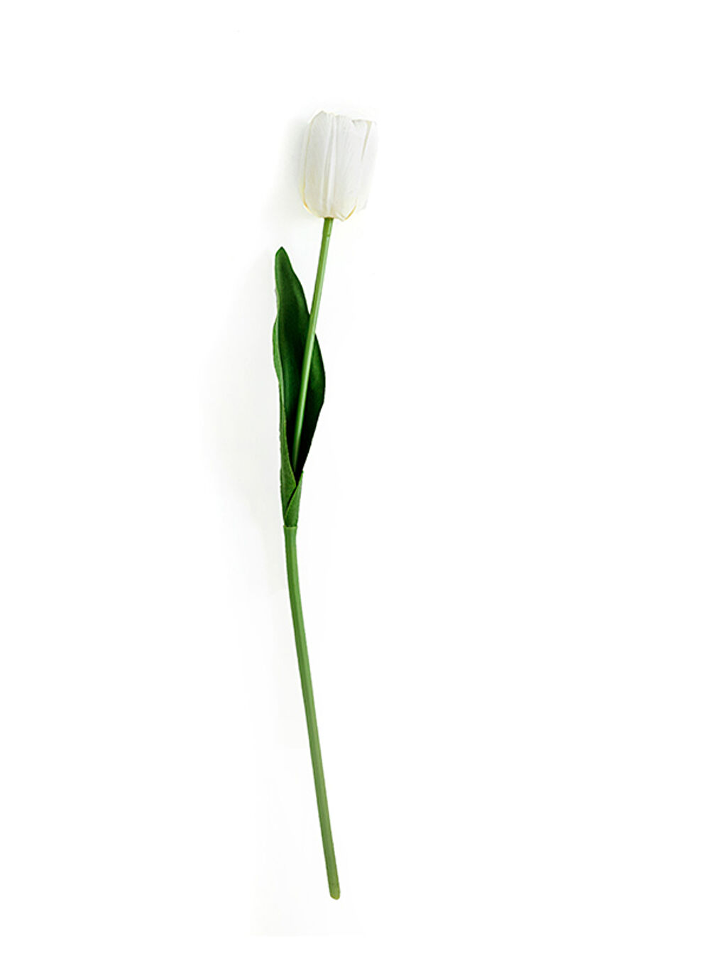 Tulip Garden Tek Dal Yapay Çiçek Beyaz-2