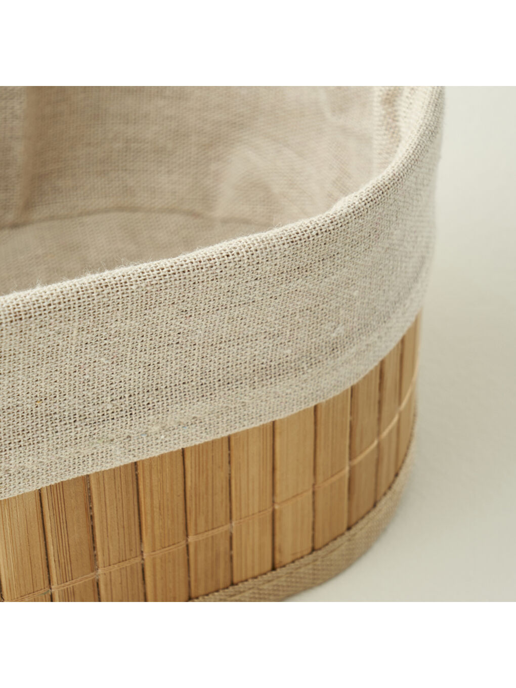 Bej Bres Bambu Düzenleyici Kutu 2'li Naturel-3