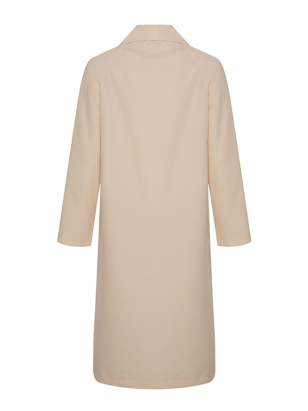 Bej Reglan Kesim Astarlı Trençkot-2