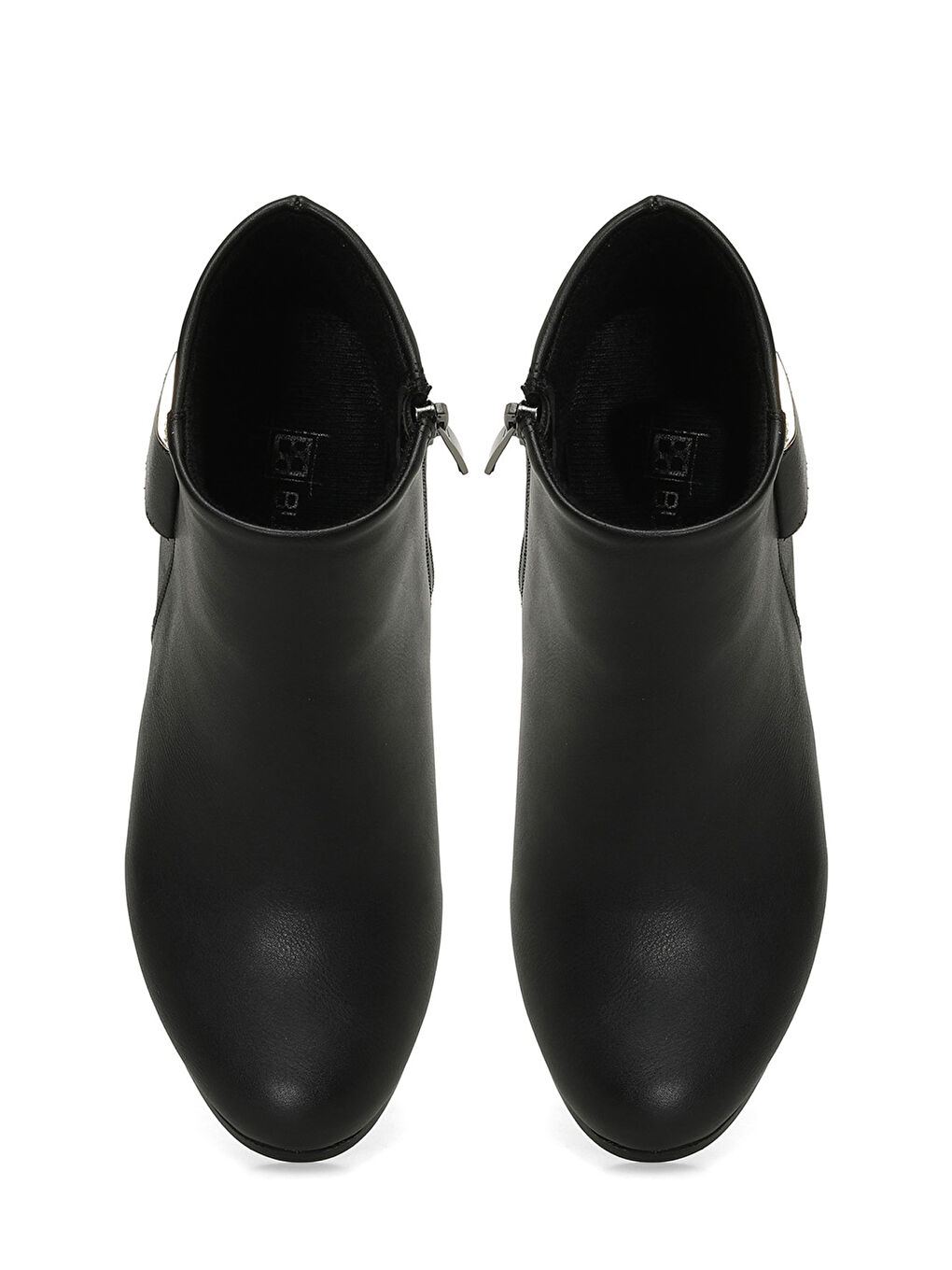 24K-1038 4PR Siyah Kadın Topuklu Bot-3