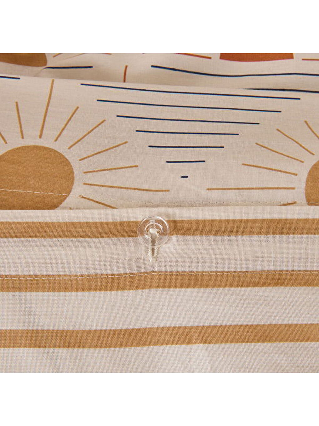 Soft Soleil Çift Kişilik Nevresim Takımı - Bej-4