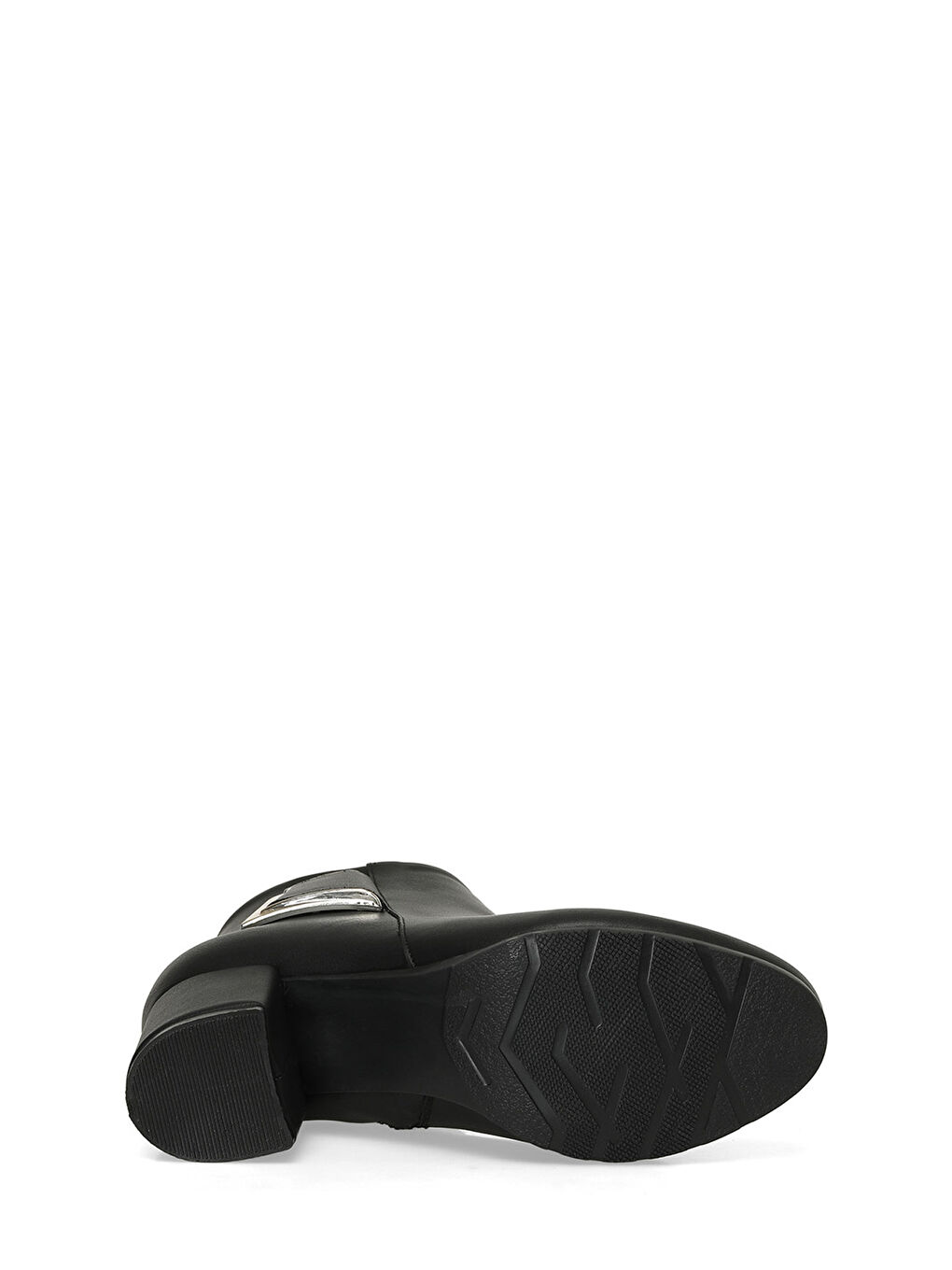 24K-1038 4PR Siyah Kadın Topuklu Bot-5