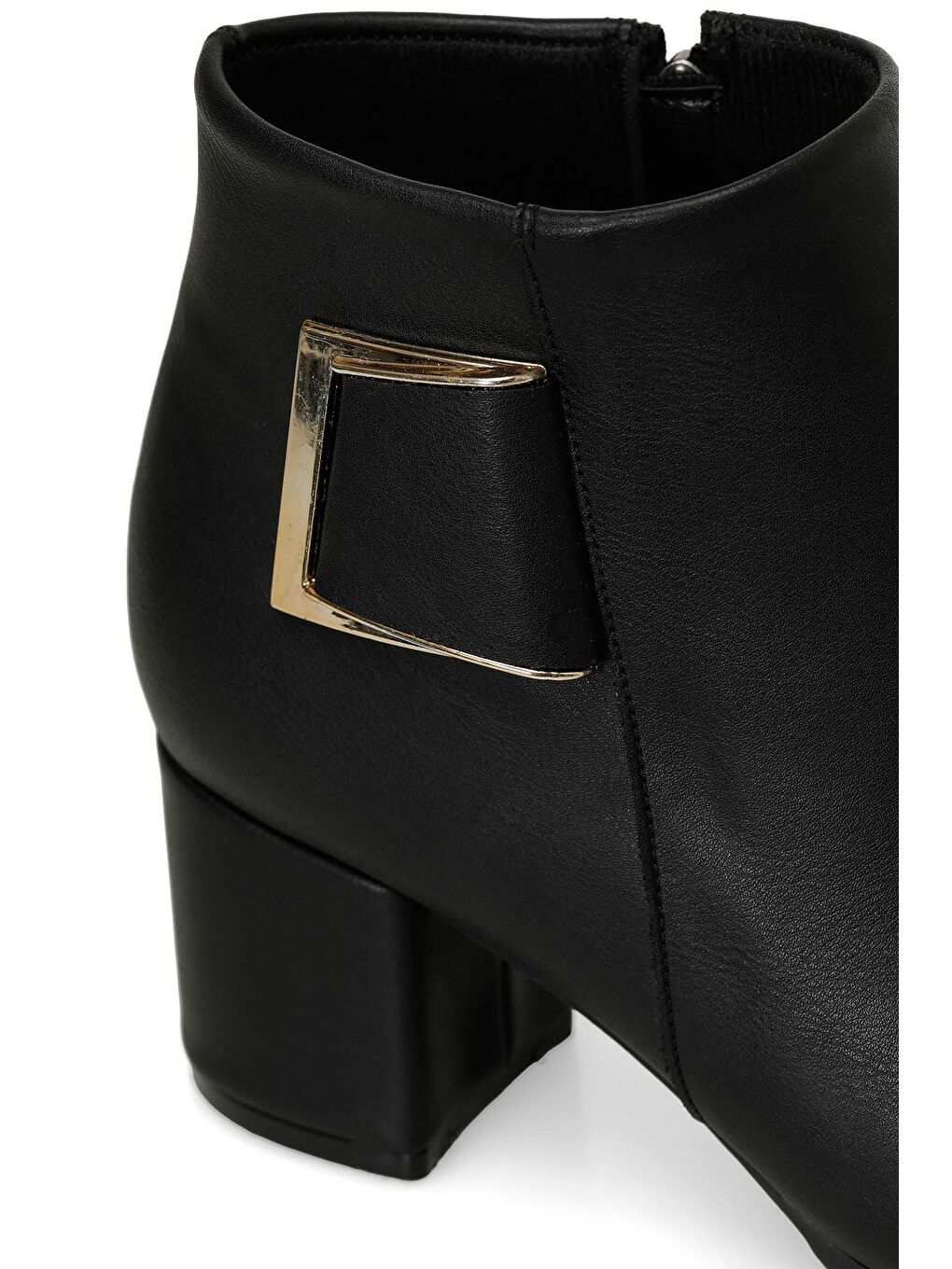 24K-1038 4PR Siyah Kadın Topuklu Bot-6