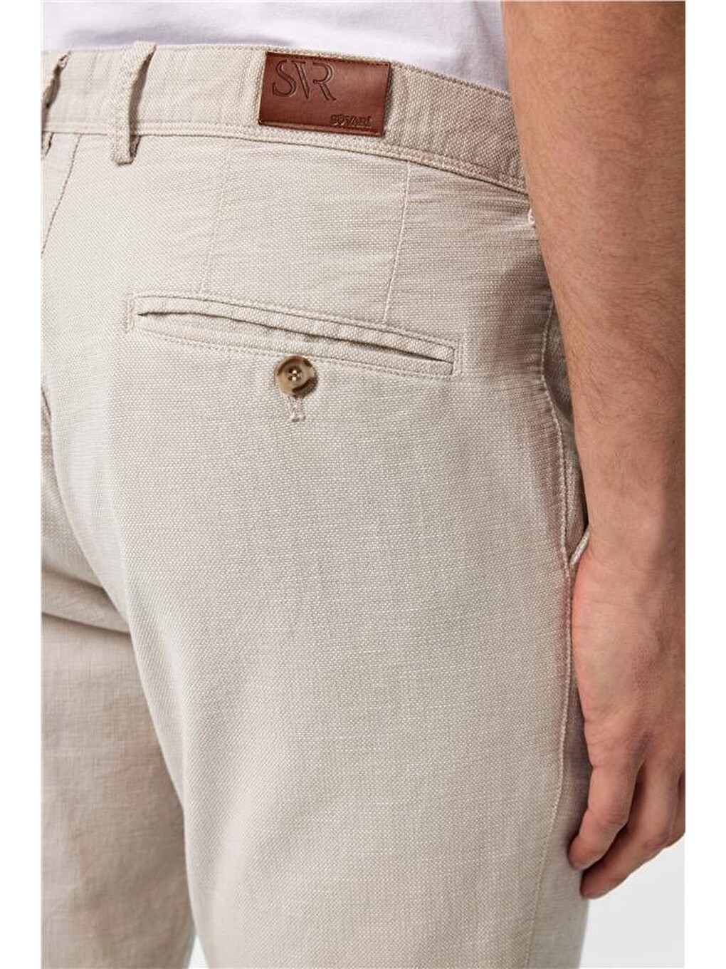 Gri Taş Slim Armürlü Pantolon-3