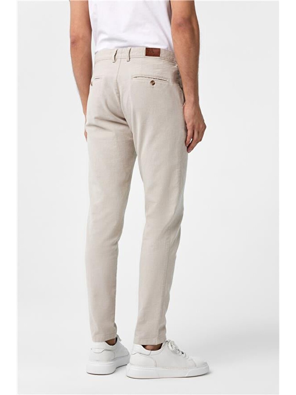 Gri Taş Slim Armürlü Pantolon-4