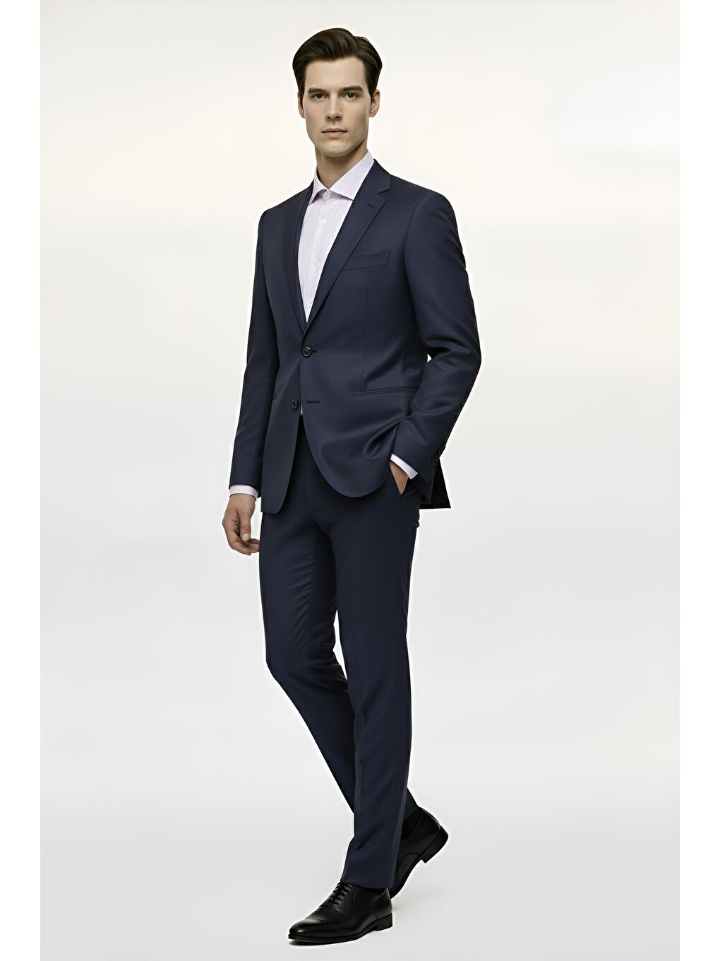 Erkek Lacivert  / Rahat Kalıp Takım Elbise