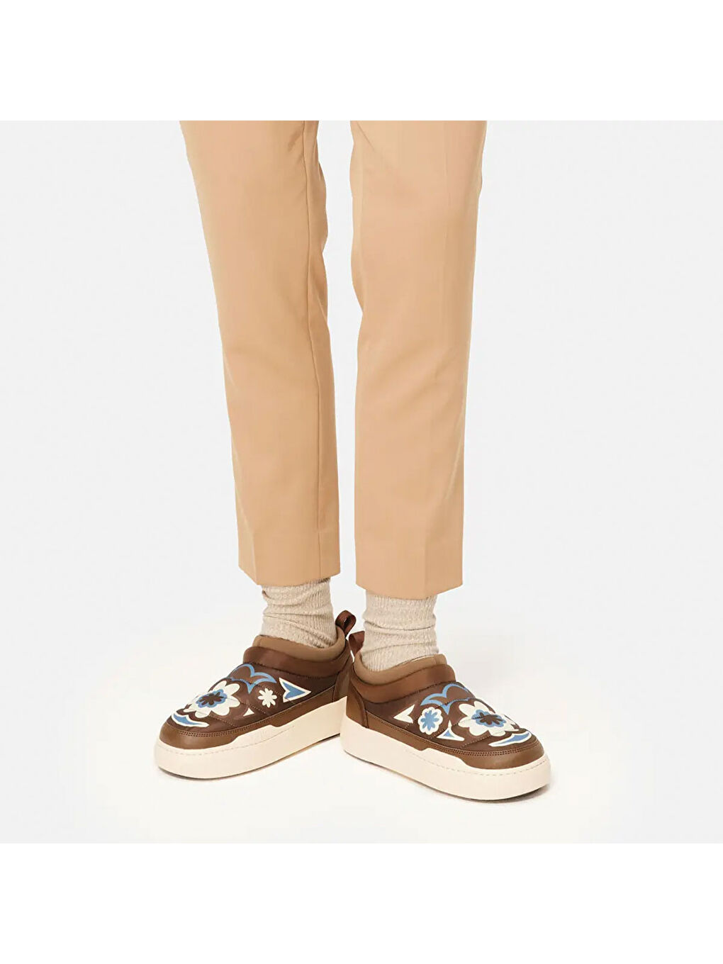 Kahverengi Kadın Sneaker 80D2470030-MH07 Park Soft Flower Brown/Elephant Grey-4