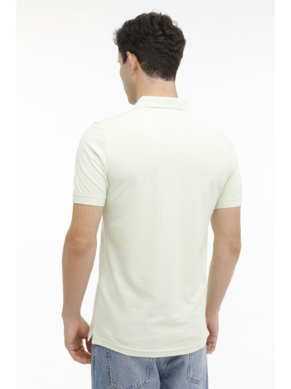 Yeşil M-SN328 T-SHIRT 4FX Mint Erkek Kısa Kol Tişört-1