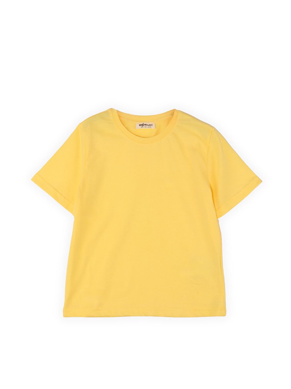 Sarı Unisex Basic Baskısız Tişört