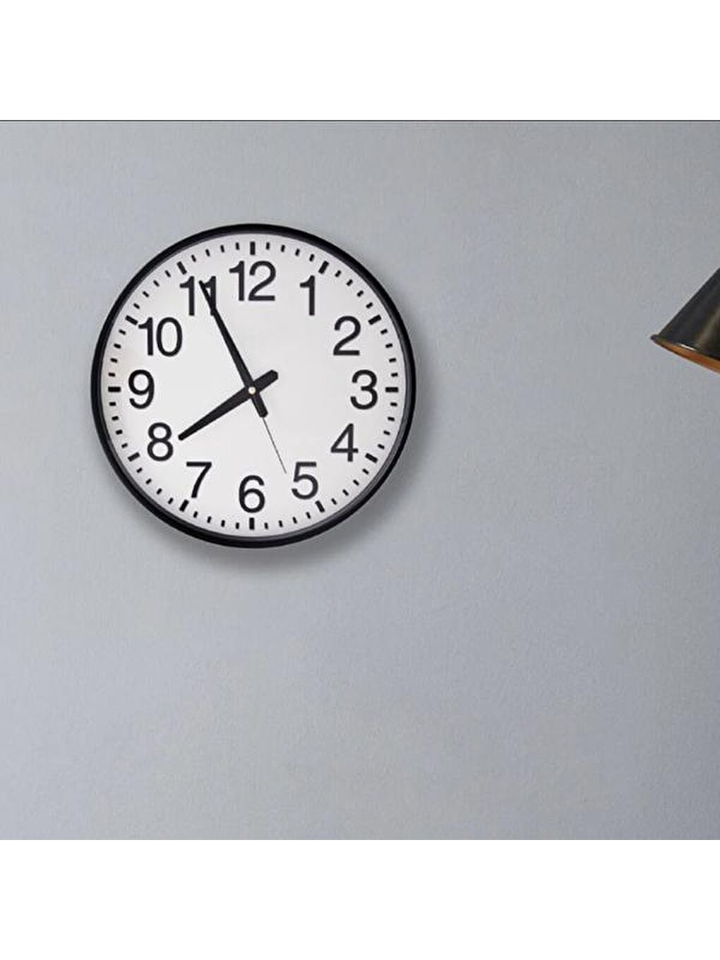 Simplex Duvar Saati - Siyah - 38 cm-2