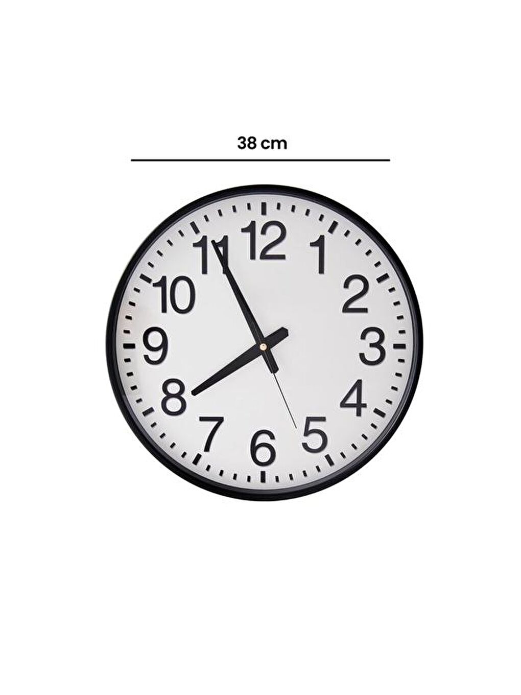Simplex Duvar Saati - Siyah - 38 cm-1