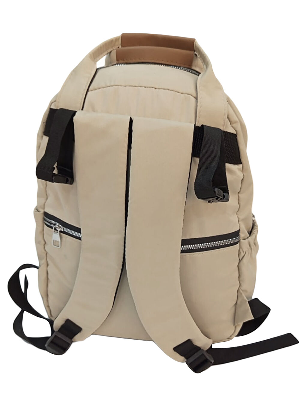 Lüks Anne Bebek Bakım Sırt Çantası Bej-1