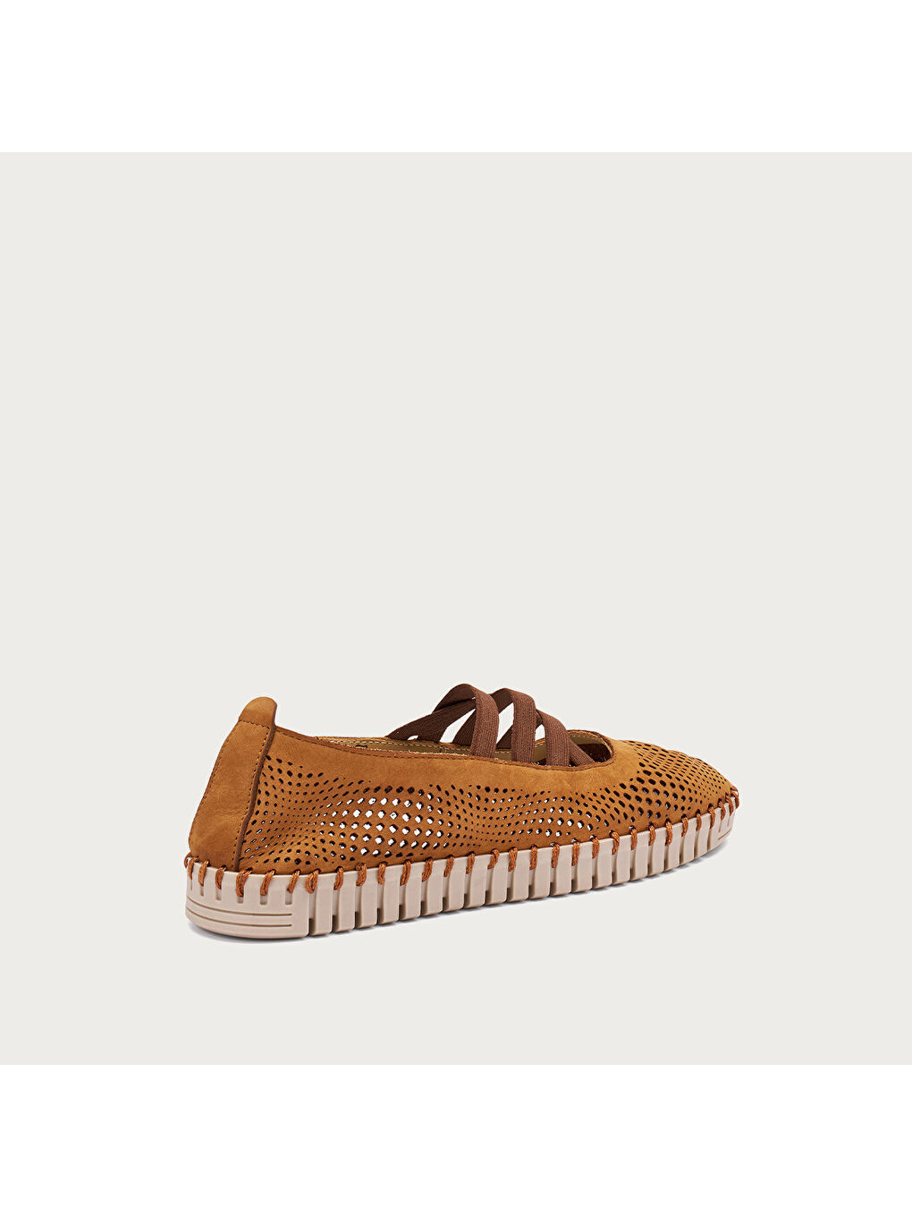 Kahverengi Kadın Sandalet 52F2 NABUK COMFORTTECH LEATHER SANDALS WITH BACK STRAP-2