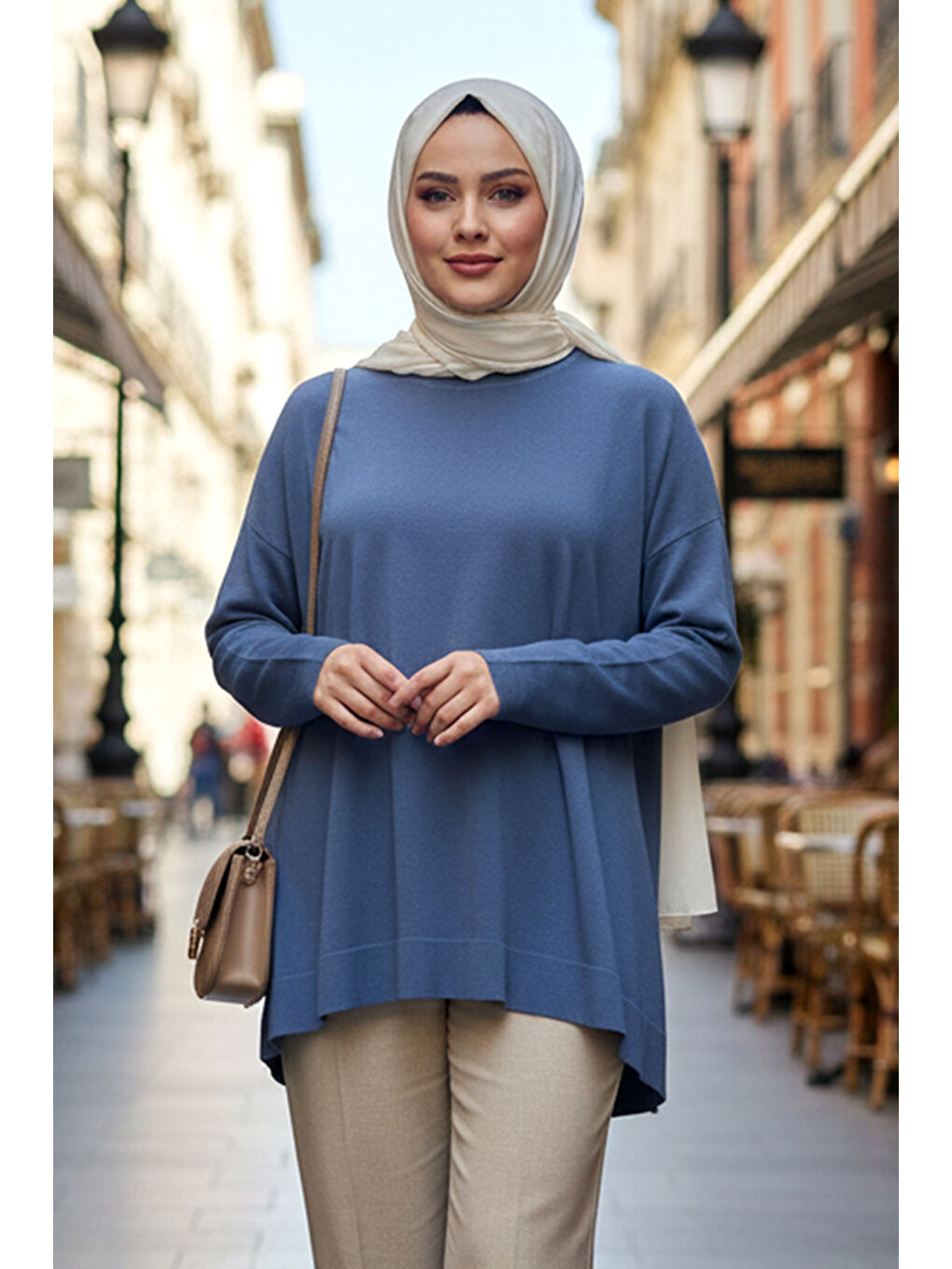 Basic Triko Tunik 902 İndigo