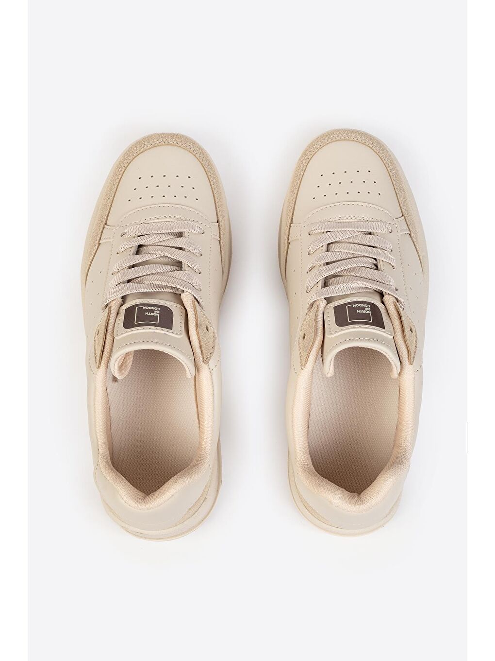 Bej Kadın Spor Ayakkabı-5