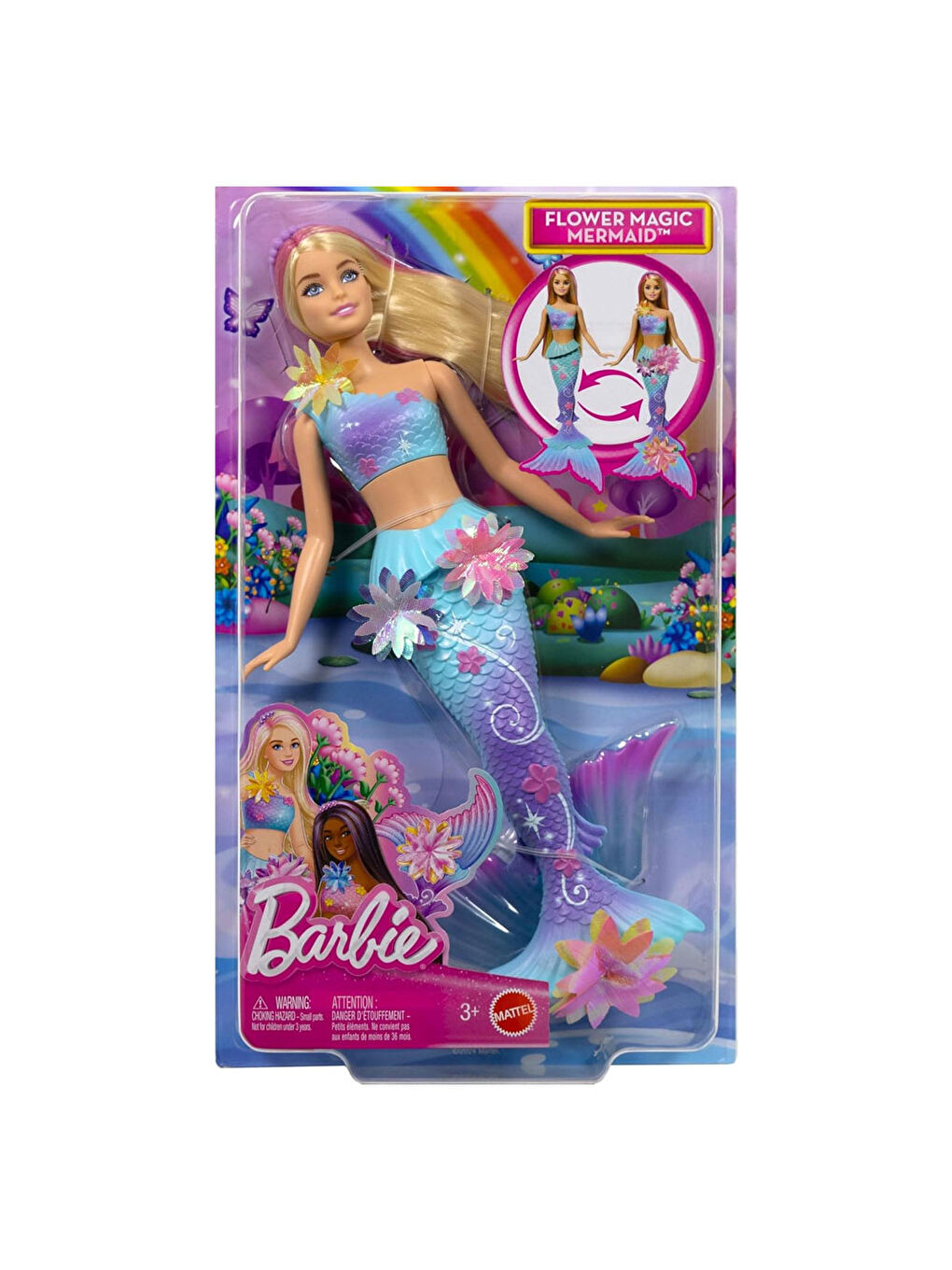 Barbie Büyülü Çiçekler Deniz Kızı Bebeği JDM72