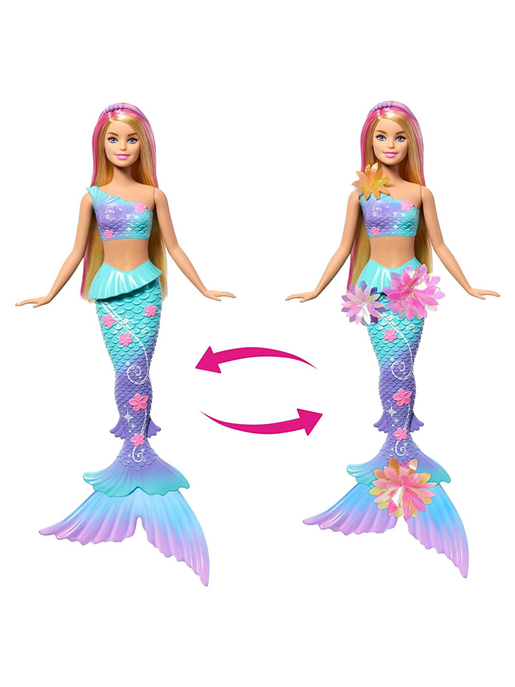 Barbie Büyülü Çiçekler Deniz Kızı Bebeği JDM72-4