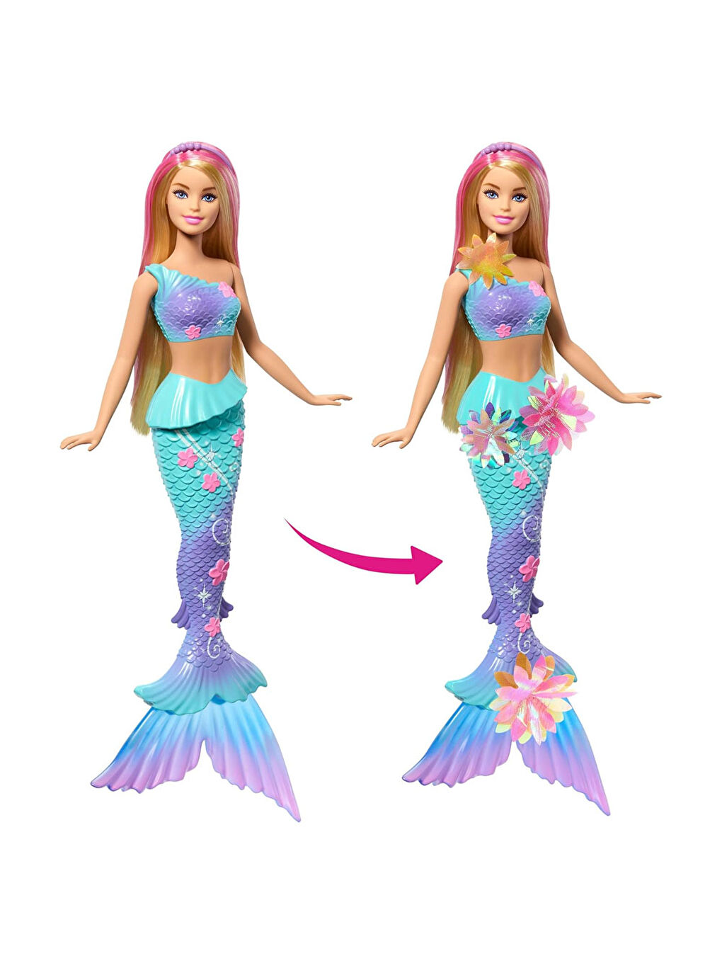 Barbie Büyülü Çiçekler Deniz Kızı Bebeği JDM72-5