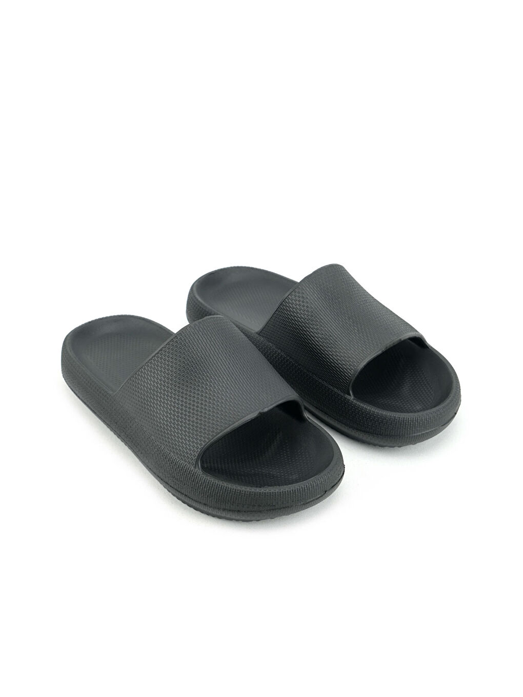 Siyah Yazlık Erkek Eva Banyo Bahçe Islak Zemine Uygun Terlik-2