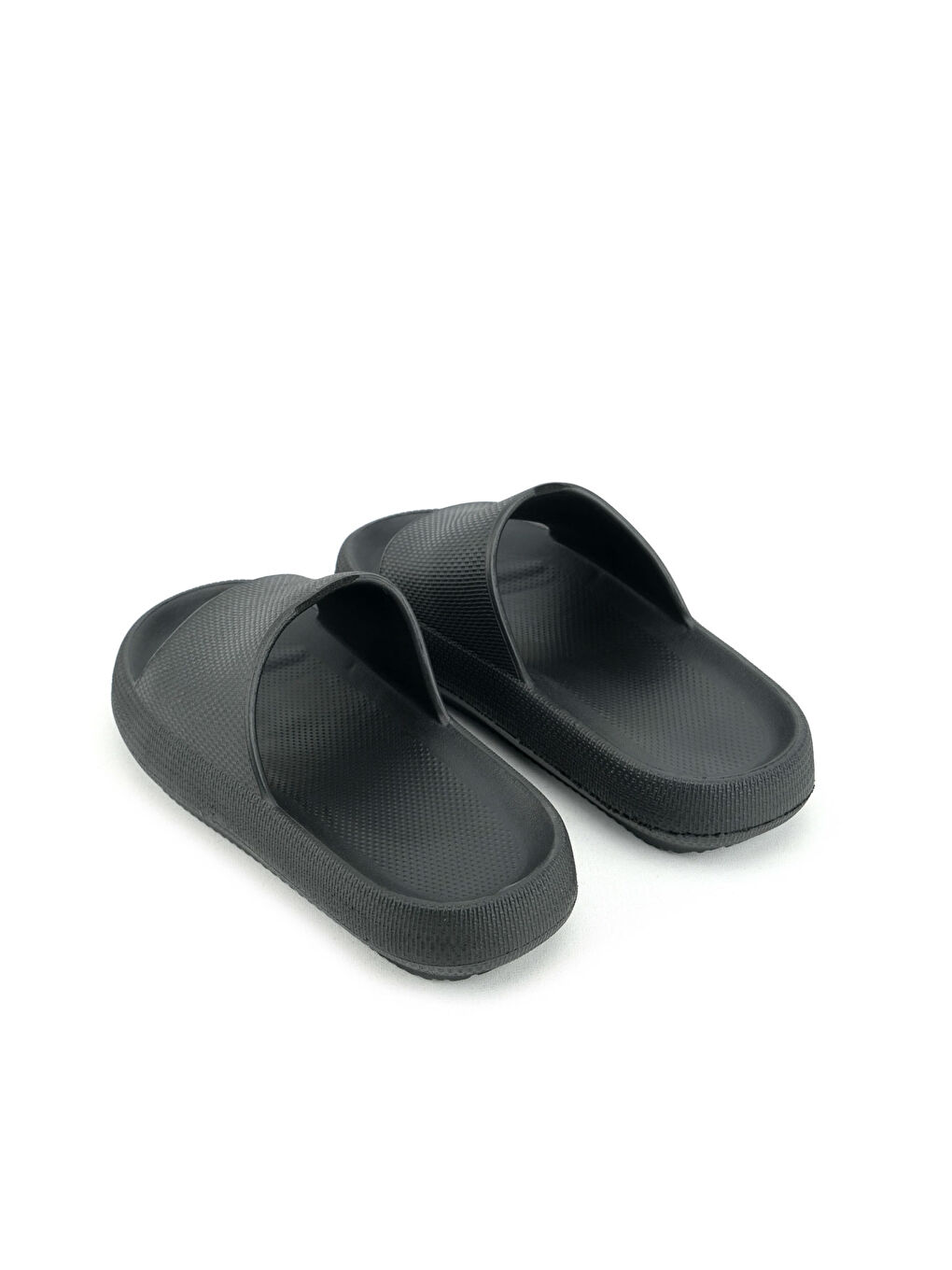 Siyah Yazlık Erkek Eva Banyo Bahçe Islak Zemine Uygun Terlik-3