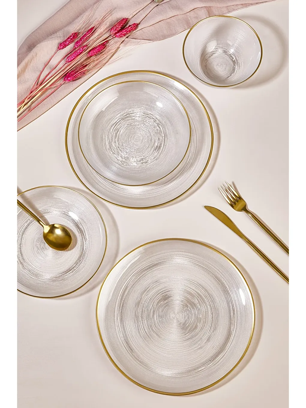 Renksiz Ares 18 Parça Yemek Takımı - 6 Kişilik-2