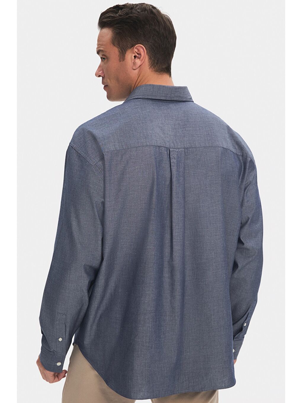 İndigo Exclusive Erkek Oversize Gömlek