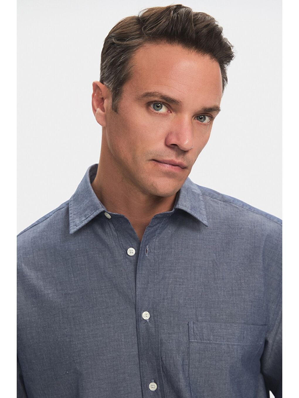 İndigo Exclusive Erkek Oversize Gömlek-1