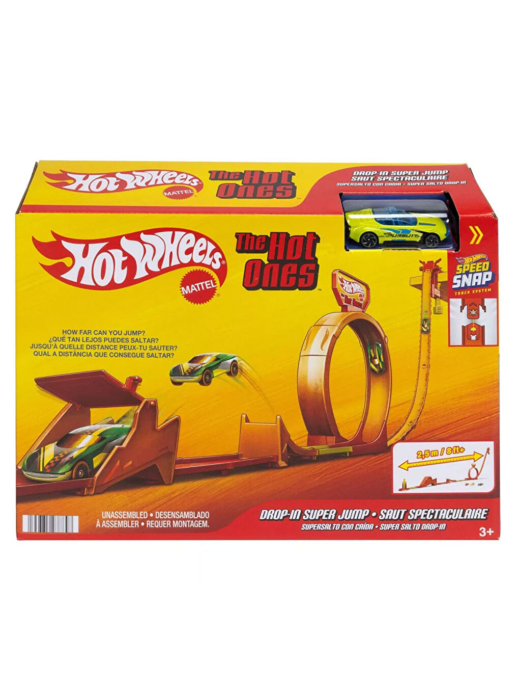 Action Hot Ones Gravity Drop Toy Vehicle Track JCX69