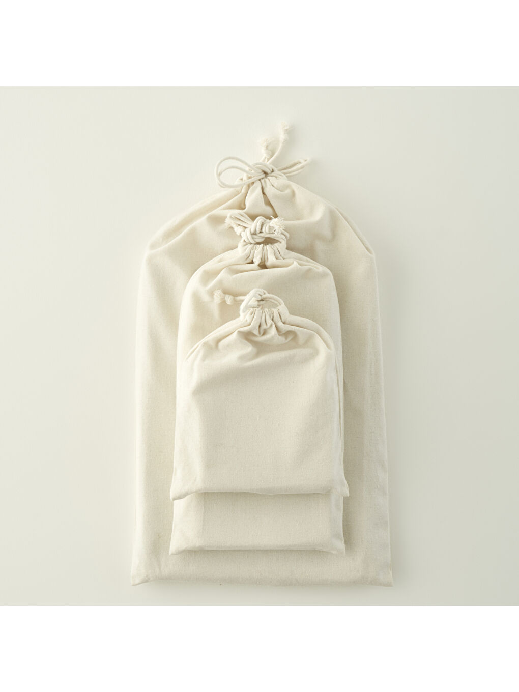 Bej Ella Katlanabilir Organizer Sepet 3'lü Naturel-4