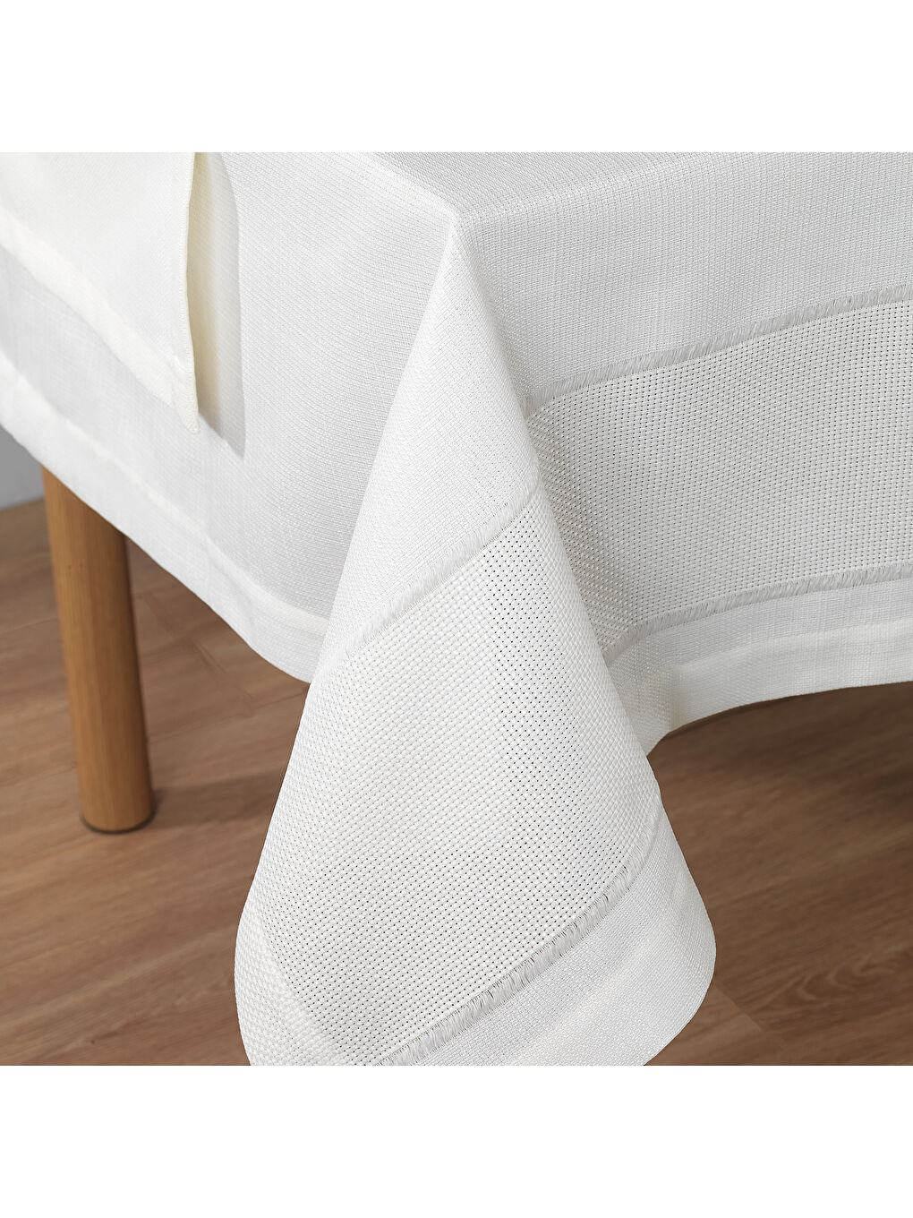 Ekru Home Pia Masa Örtüsü Seti 12 Parça - Krem-1
