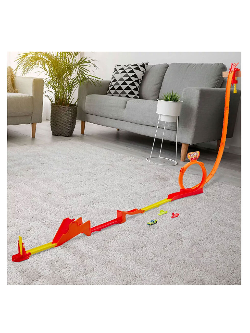 Action Hot Ones Gravity Drop Toy Vehicle Track JCX69-4