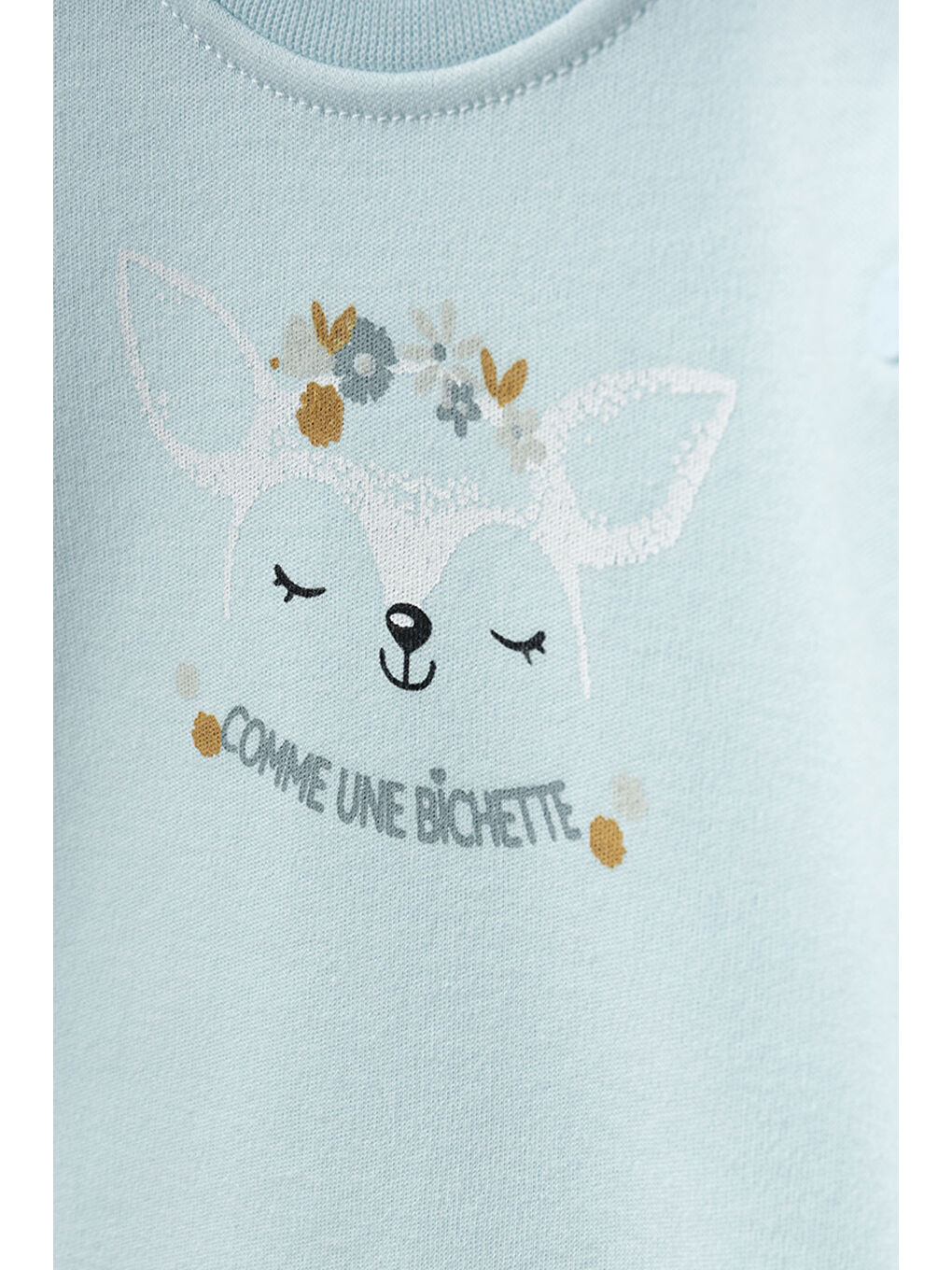 Yeşil Kız Bebek Animal Desenli % 100 Pamuk 5' Li Hastane Çıkış Seti 0 Ay - 3 Ay-1