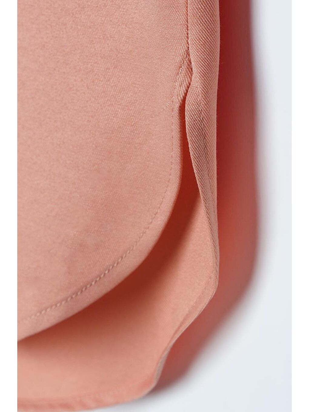 Pembe Somon01-Oversize Basic Gömlek-5