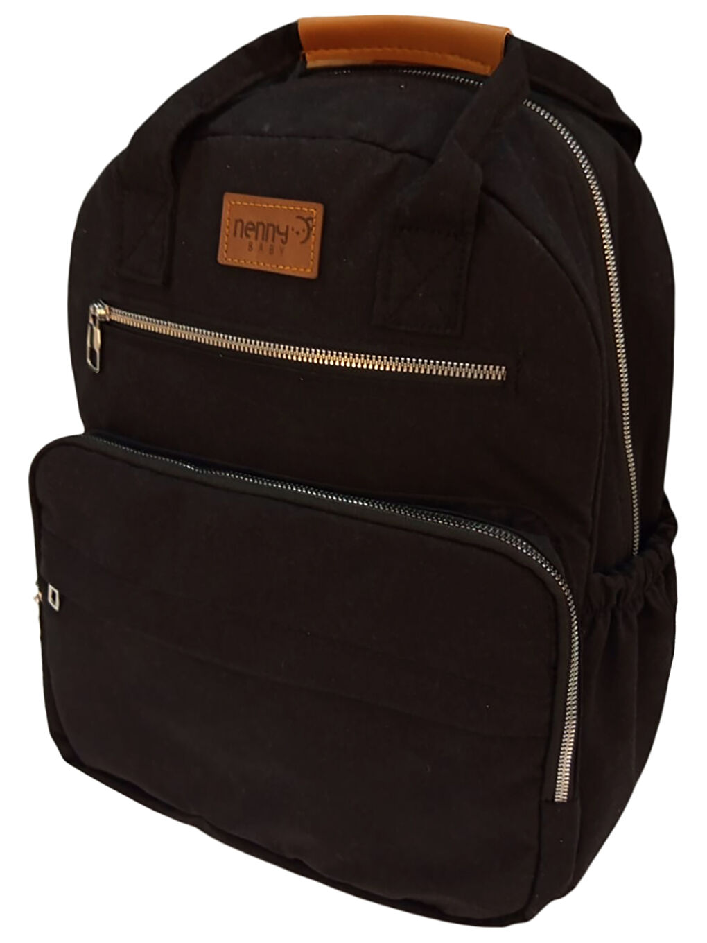Lüks Anne Bebek Bakım Sırt Çantası Siyah