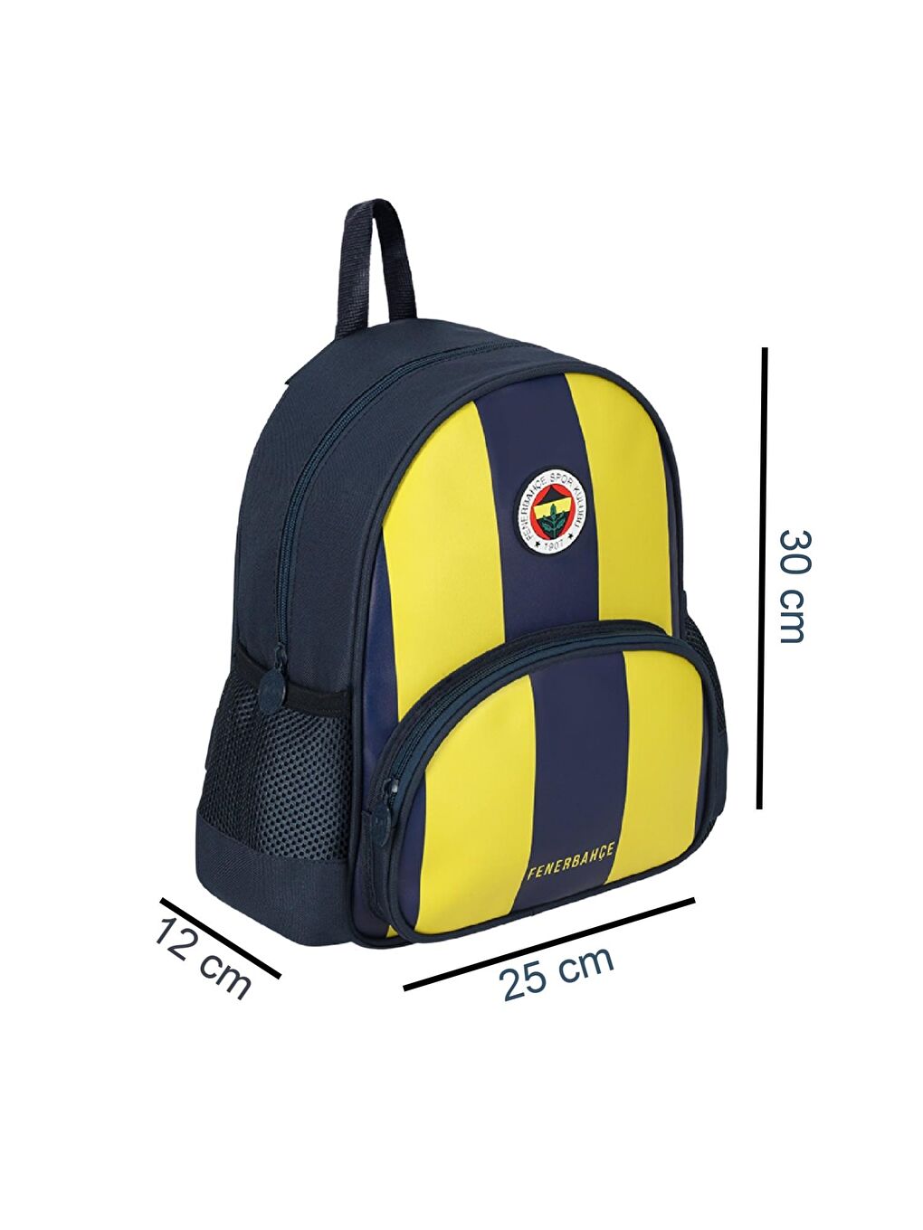 2 Bölmeli Çubuklu Arma Baskılı Suni Deri Anaokulu Çantası + Kalemlik-3