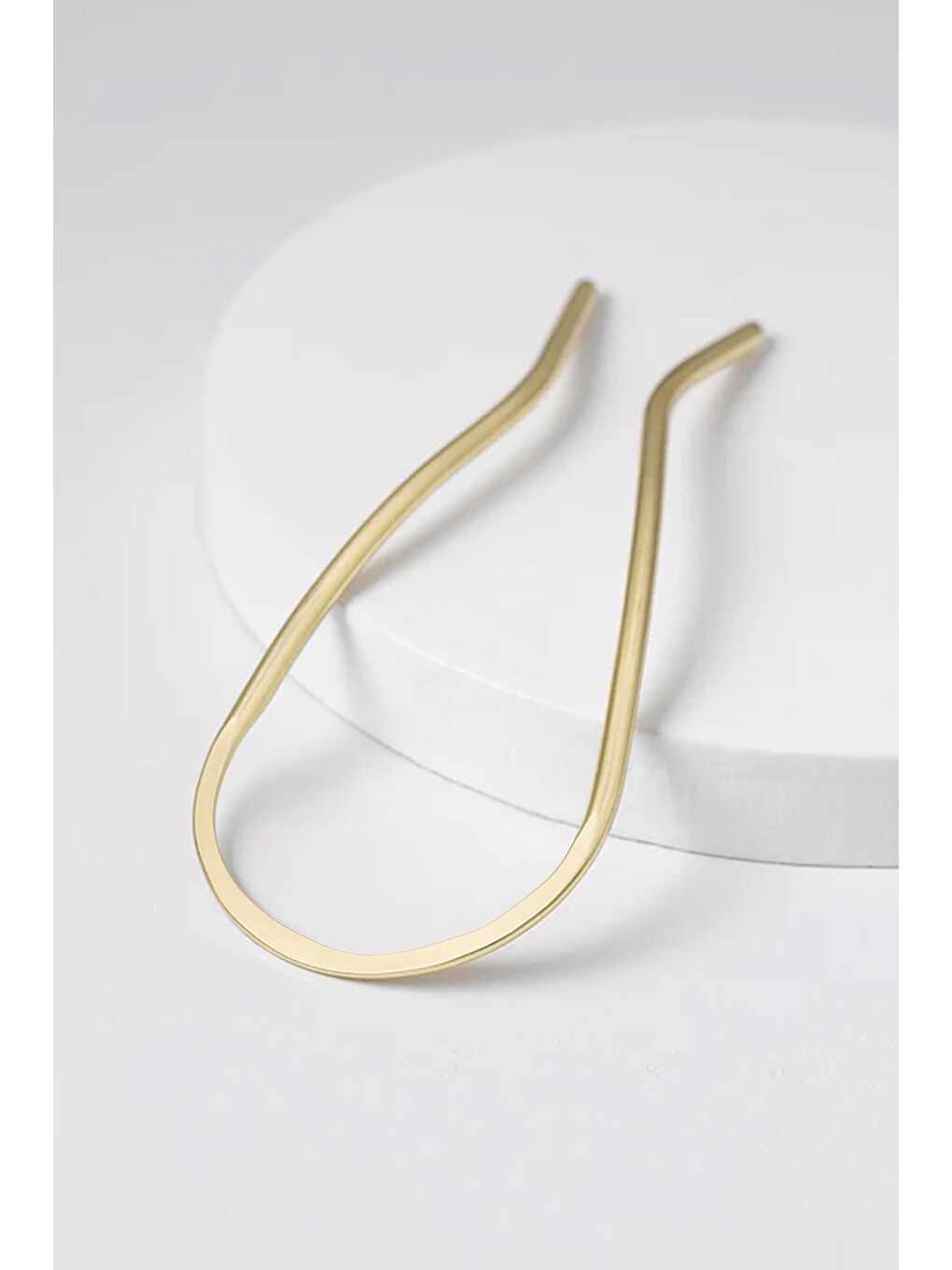 Sarı Metal Tel U Fransız Topuz Tokası-1