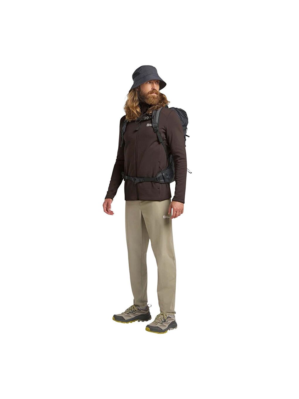 Kolbenberg Fz Erkek Kahverengi Fermuarlı Sweatshirt-3