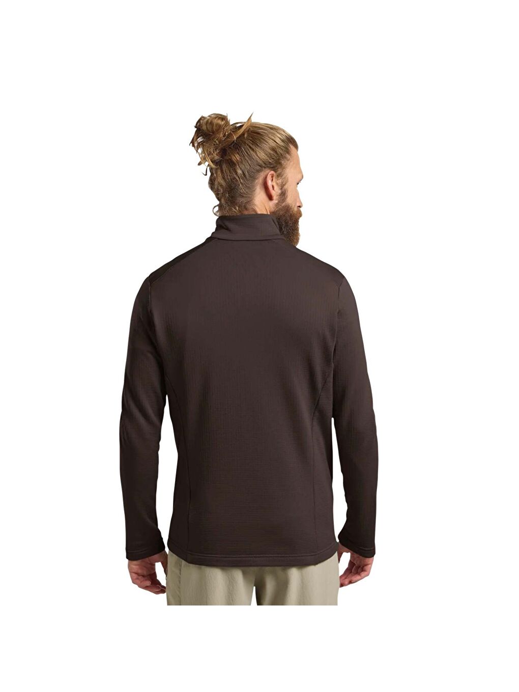 Kolbenberg Fz Erkek Kahverengi Fermuarlı Sweatshirt-4