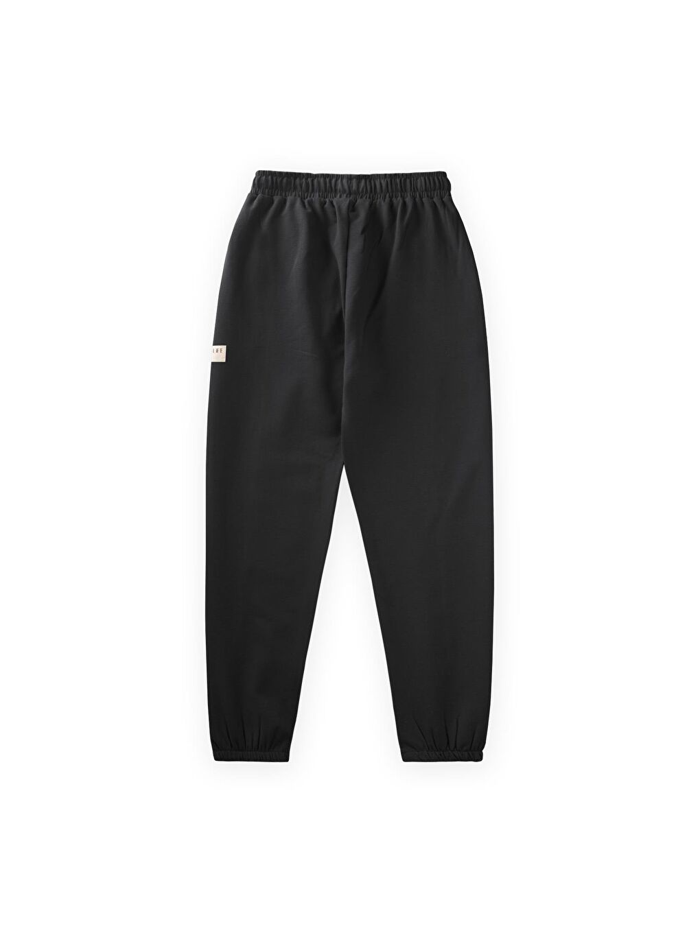 Paçalı Eşofman 8-12 Yaş Siyah-1