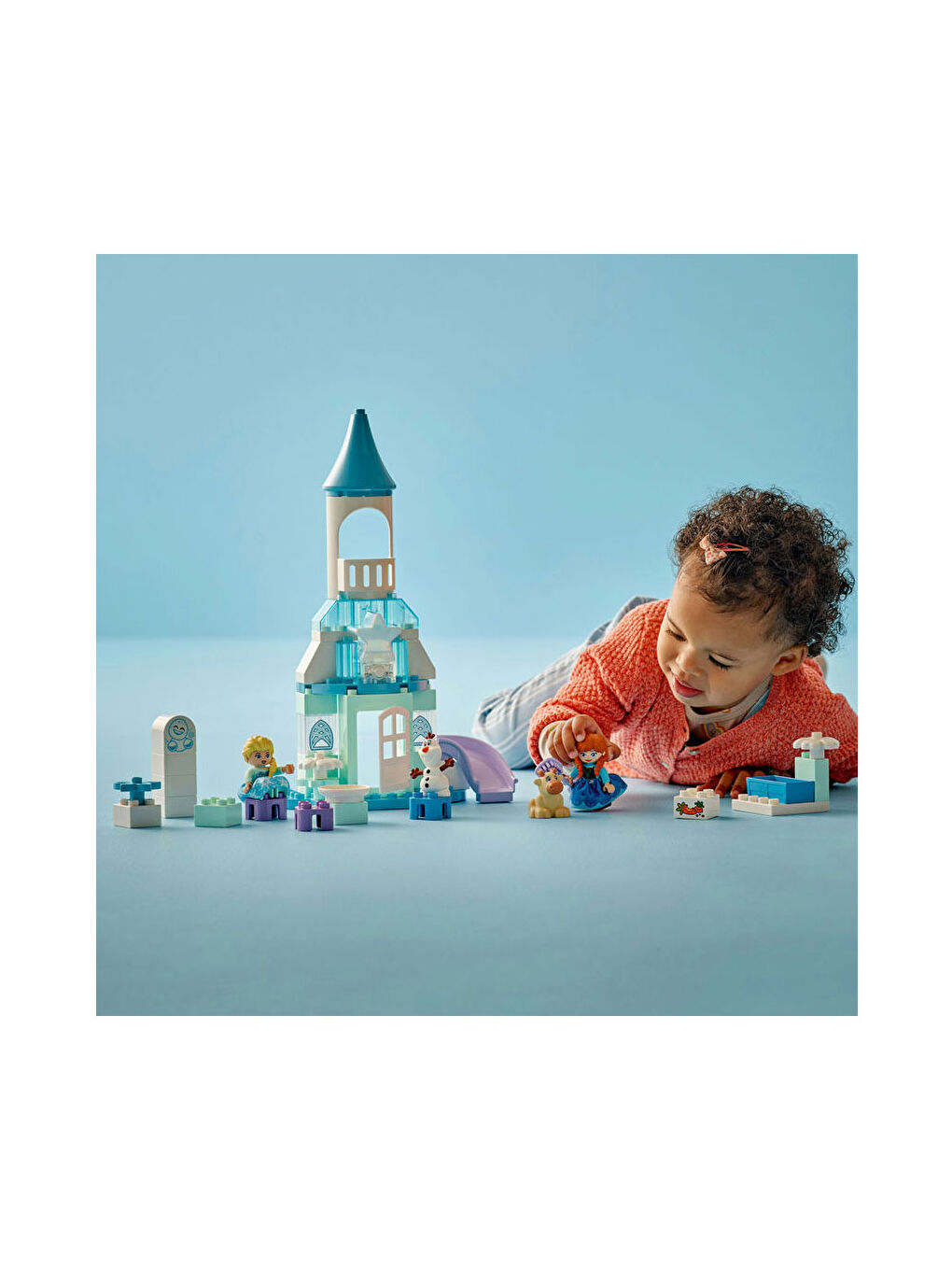 Duplo Anna ve Elsa nın Karlar Ülkesi Şato Partisi 10455-6