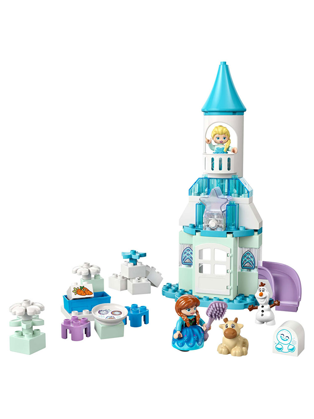Duplo Anna ve Elsa nın Karlar Ülkesi Şato Partisi 10455-7