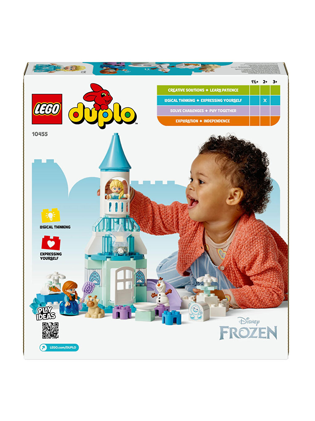 Duplo Anna ve Elsa nın Karlar Ülkesi Şato Partisi 10455-8