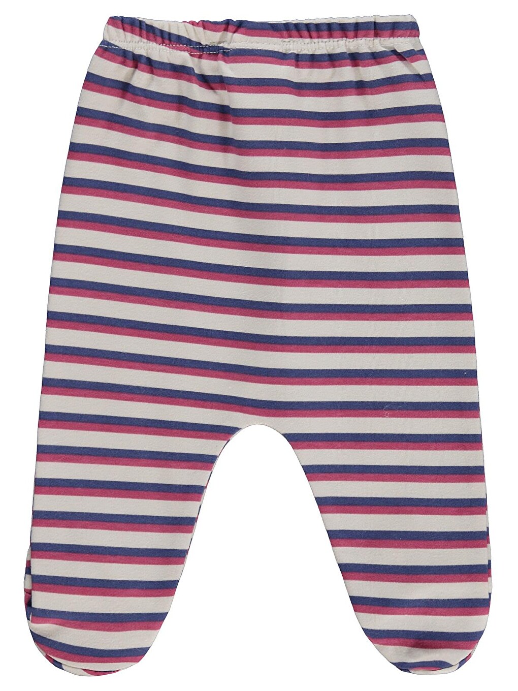 Baby Çizgi Empirme C Baskılı 1-9 Ay Tek Alt Bebe - Bej-1
