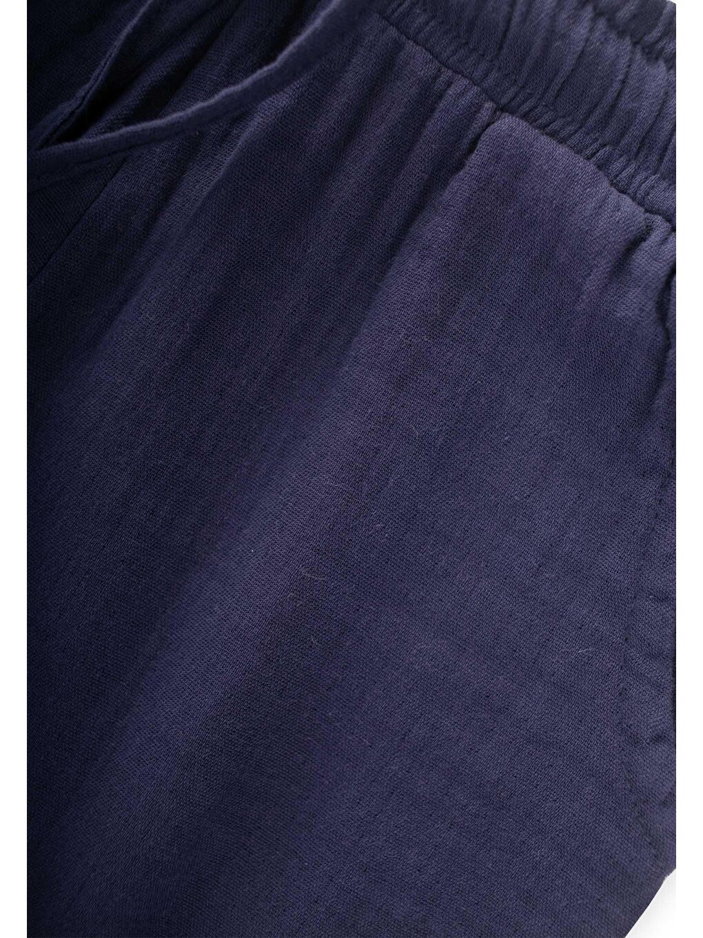 Organik Müslin Kapri 8-12 Yaş Lacivert-2