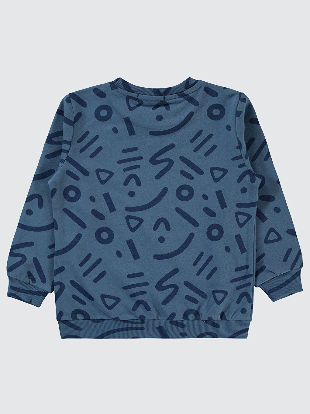 Boys Erkek Çocuk Sweatshirt 2-5 Yaş İndigo-1