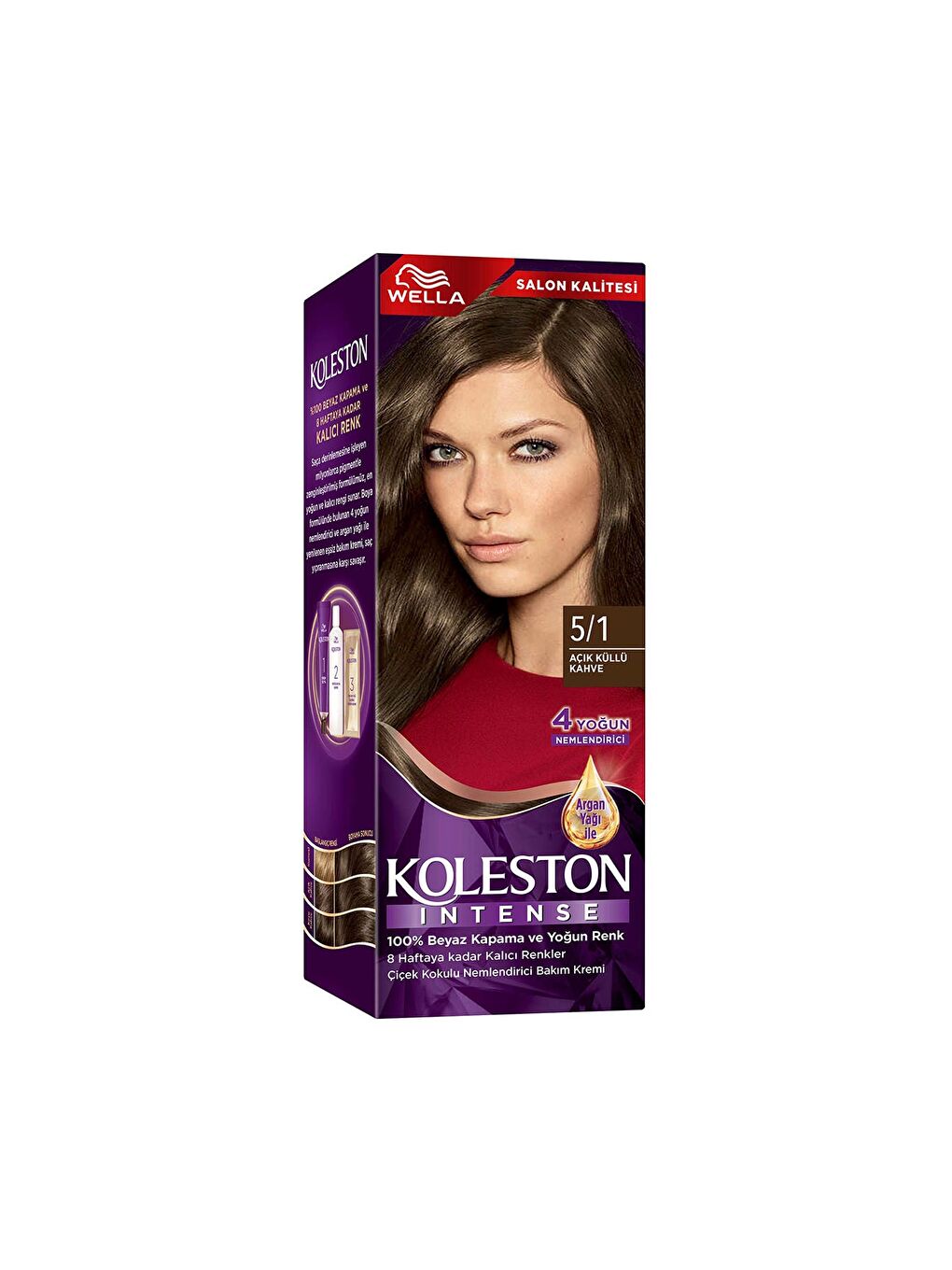 Wella Renksiz Koleston Intense Saç Boyası 5/1 Ekstra Küllü Kahve - 1