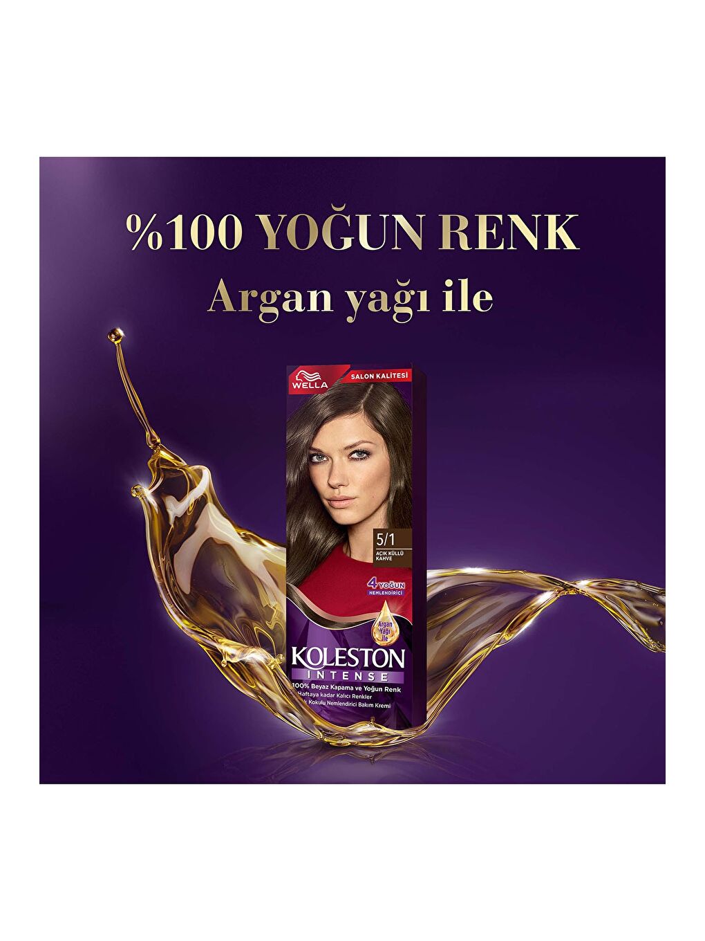 Wella Renksiz Koleston Intense Saç Boyası 5/1 Ekstra Küllü Kahve - 2